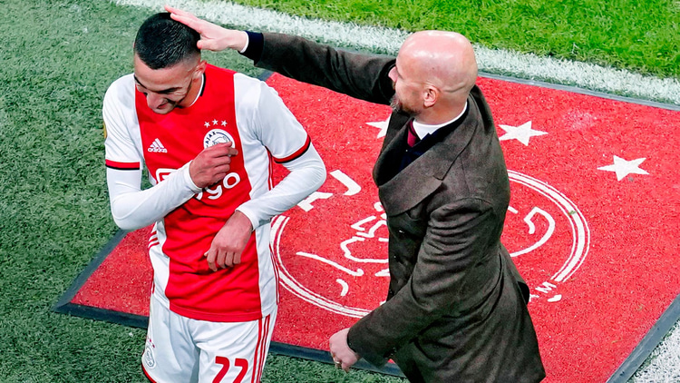 Hakim Ziyech werkte bij Ajax al met veel succes samen met Erik ten Hag.