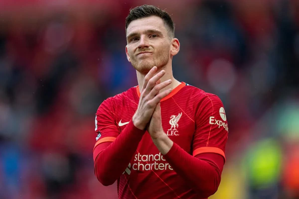 Liverpool defender Andy Robertson