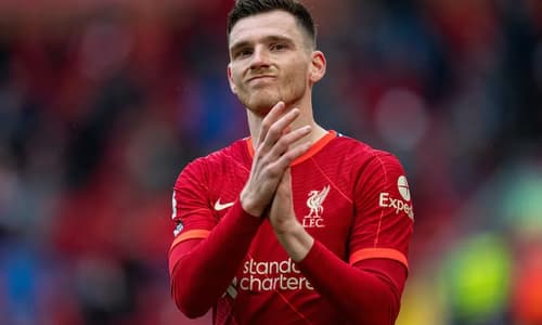 Liverpool defender Andy Robertson