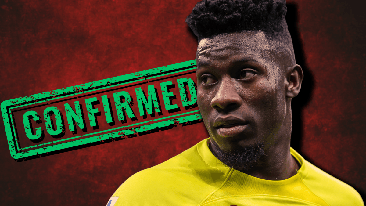 Andre Onana, Man Utd, confirmed