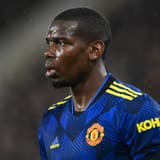 Paul Pogba in action, Burnley v Man Utd in Premier League