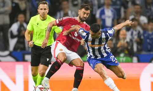 Alan Varela, Bruno Fernandes, FC Porto-Manchester United