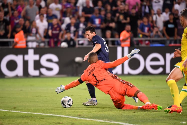 Messi scored PSG's first goal of the 2022-23 season