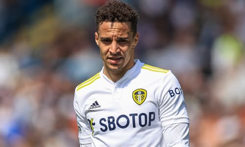 Rodrigo Moreno playing for Leeds United