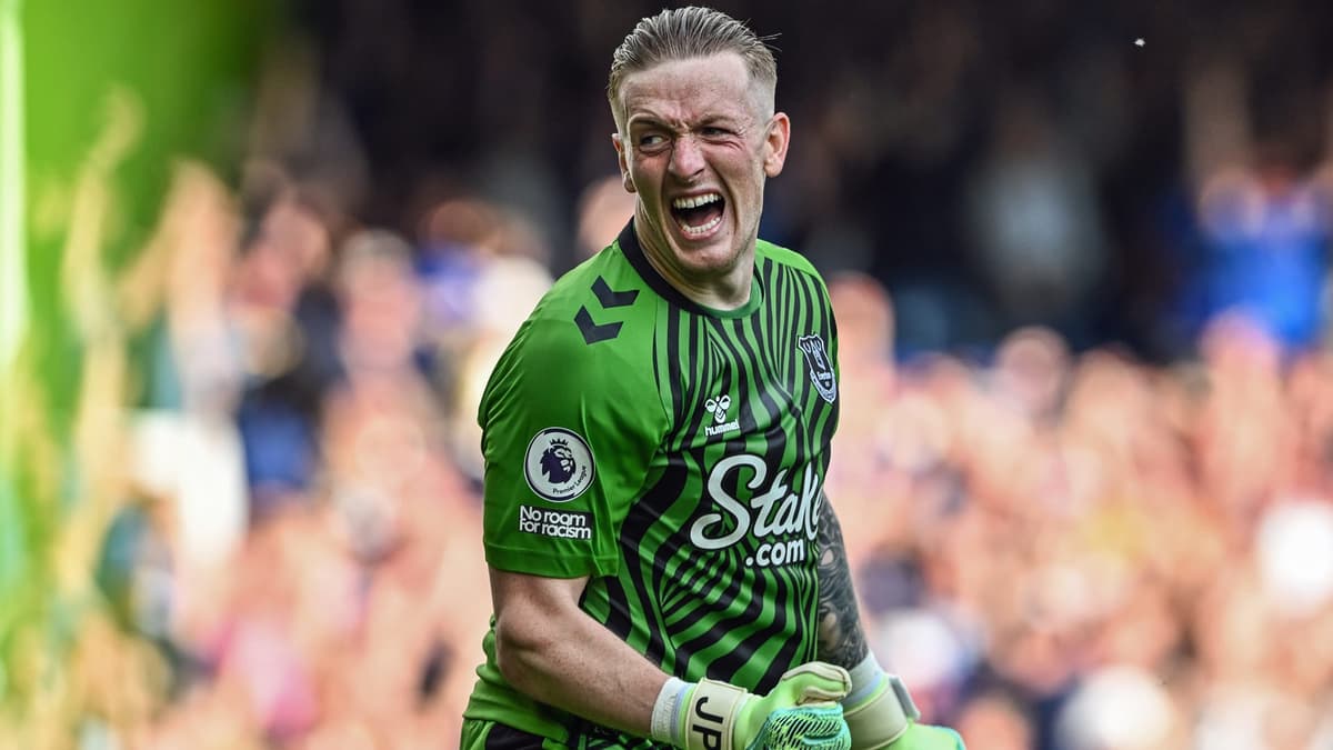 Everton goalkeeper Jordan Pickford