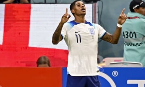 England's Marcus Rashford.