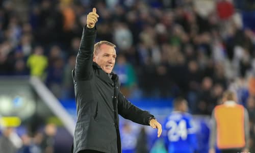 Leicester City manager Brendan Rodgers