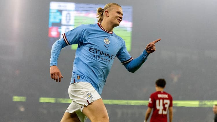 Erling Haaland is the Premier League top scorer this season
