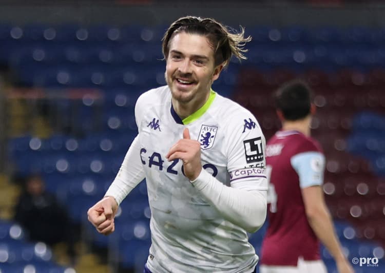 Man City target Jack Grealish playing in the Premier League for Aston Villa