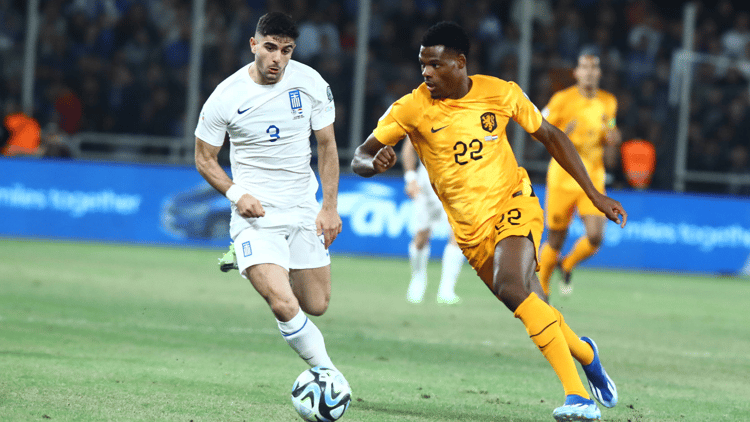 Koulierakis in action with Greece