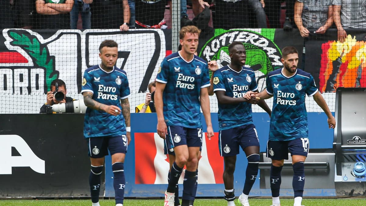 Yankuba Minteh, Luka Ivanusec, Hartman, Mats Wieffer, Feyenoord