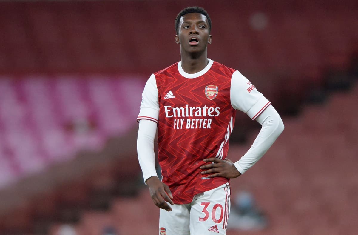 Arsenal striker Eddie Nketiah