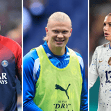 Kylian Mbappe, Erling Haaland, Alex Morgan