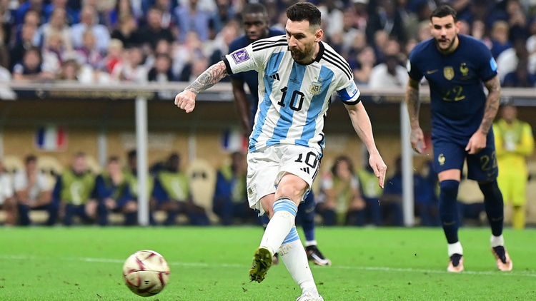 Lionel Messi netted twice in the World Cup final
