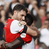 Santiago Giménez, Yankuba Minteh, Feyenoord, 2023/24