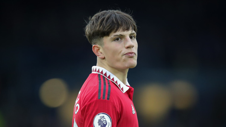 Alejandro Garnacho is dit seizoen doorgebroken bij Manchester United.