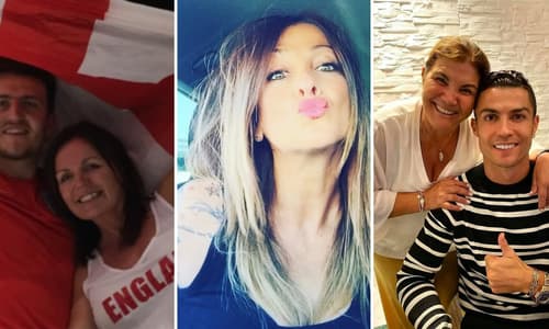 The mothers of Harry Maguire, Cristiano Ronaldo and Nicolo Zaniolo