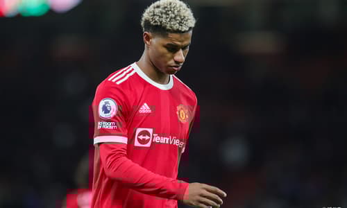 Man Utd forward Marcus Rashford 