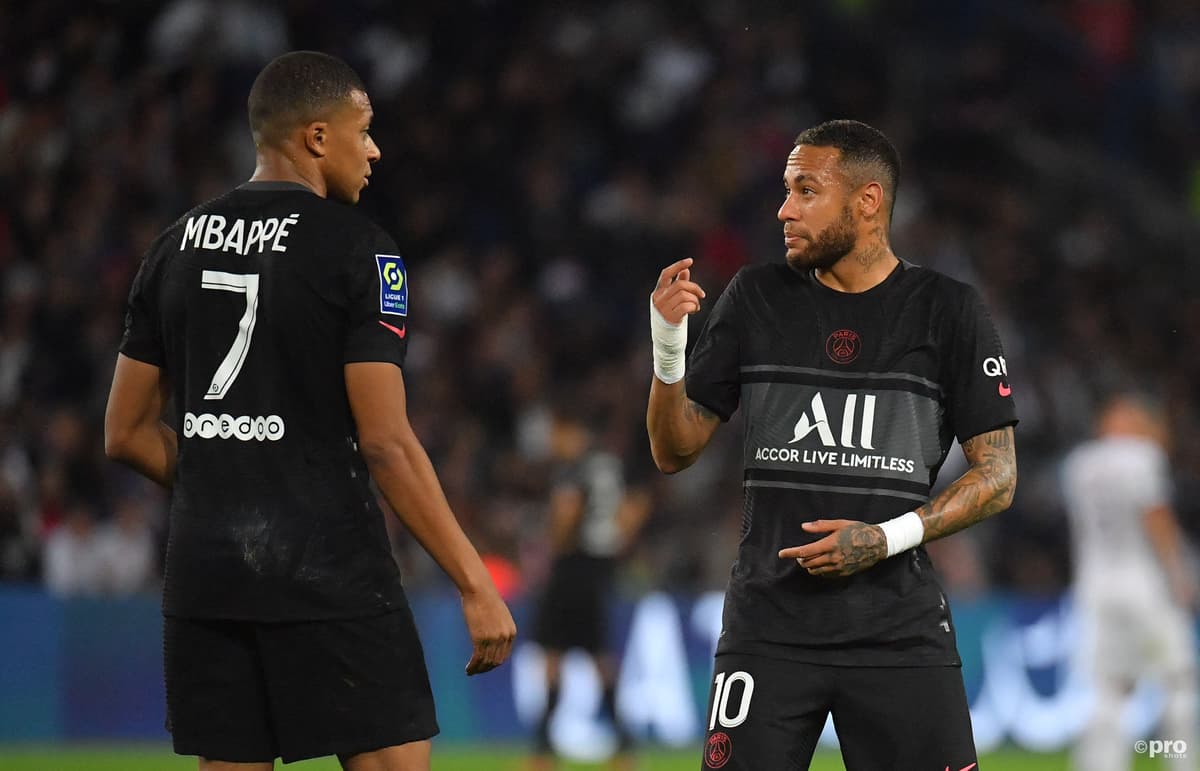 Kylian Mbappe, Neymar, PSG, 2021-22