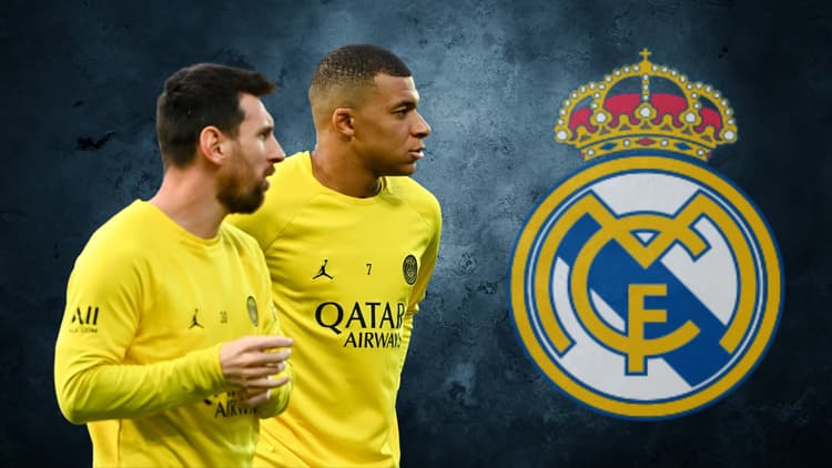 Mbappe (r.) is in for a significant financial gain if he delays his move to Real Madrid.