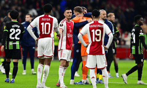 Georges Mikautadze, Chuba Akpom, Steven Berghuis, Ajax
