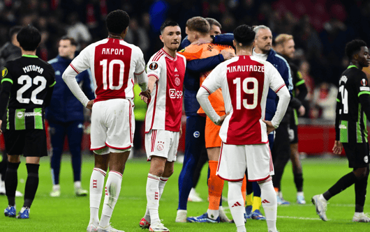 Georges Mikautadze, Chuba Akpom, Steven Berghuis, Ajax