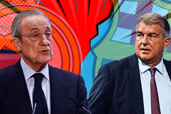 Joan Laporta, Florentino Pérez, Barcelona, Real Madrid