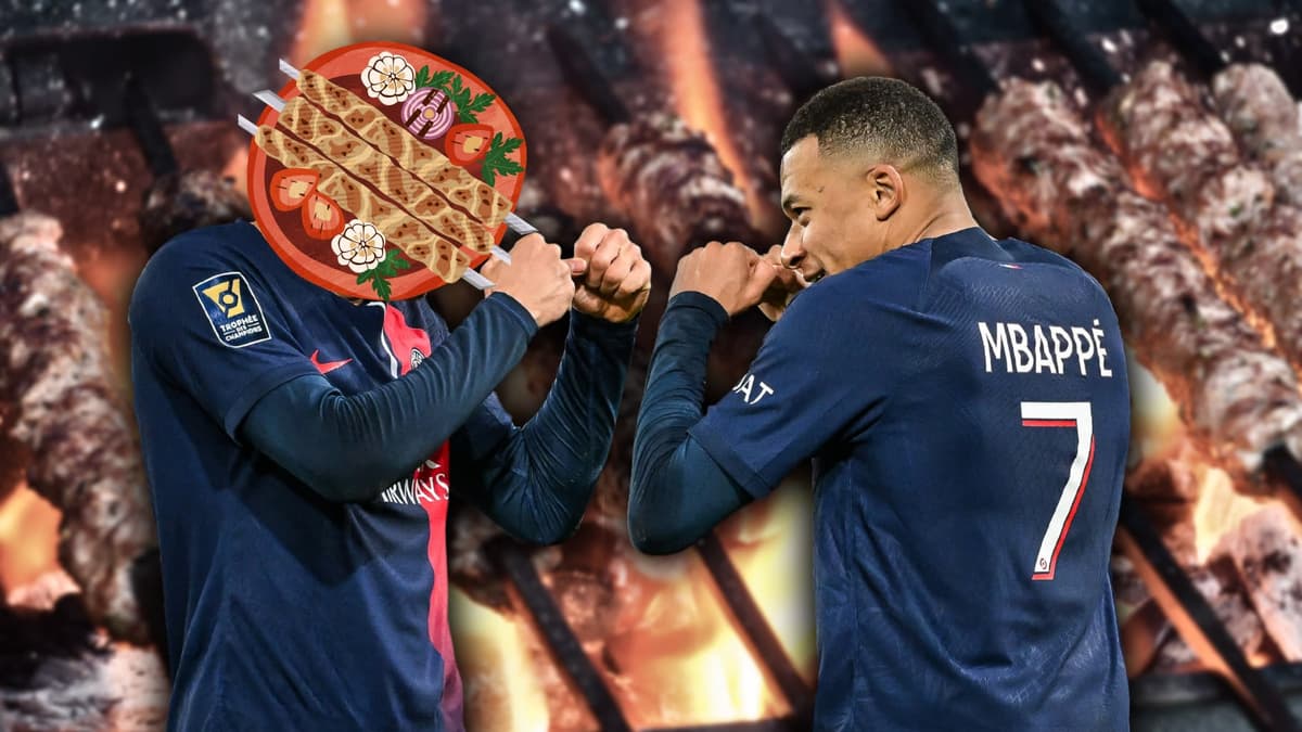Kylian Mbappe, kebab