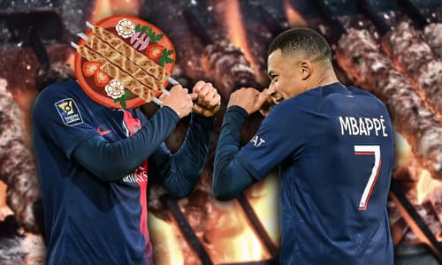 Kylian Mbappe, kebab