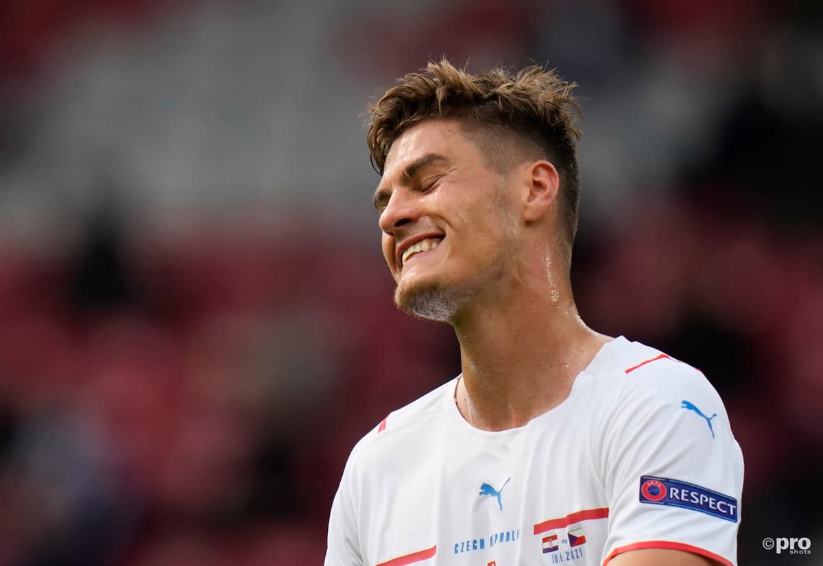 Patrik Schick in action for Czech Republic at Euro 2020