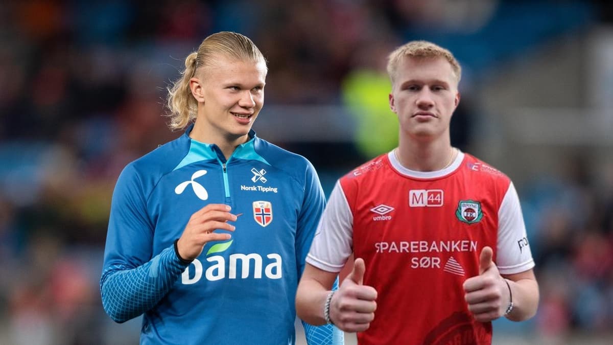 Erling Haaland and Albert Braut Tjaland