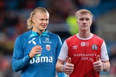 Erling Haaland and Albert Braut Tjaland