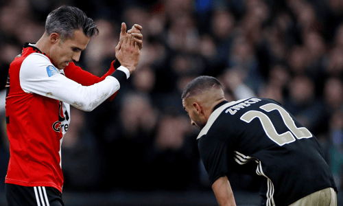 Hakim Ziyech, Robin van Persie, Feyenoord-Ajax