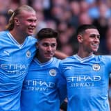 Erling Haaland, Julian Alvarez, Phil Foden, Man City, 2023/24
