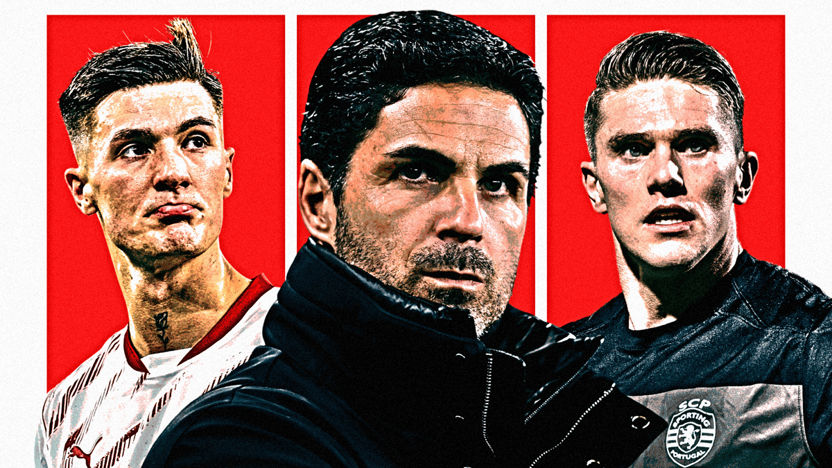 Benjamin Sesko, Mikel Arteta, Viktor Gyokeres
