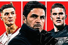 Benjamin Sesko, Mikel Arteta, Viktor Gyokeres