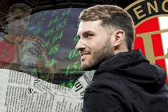 Santiago Giménez, Feyenoord, Stock up