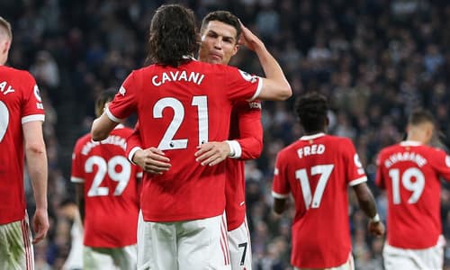 Edinson Cavani, Cristiano Ronaldo, Man Utd, 2021-22