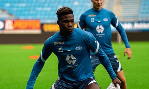 Datro Fofana training with Molde.