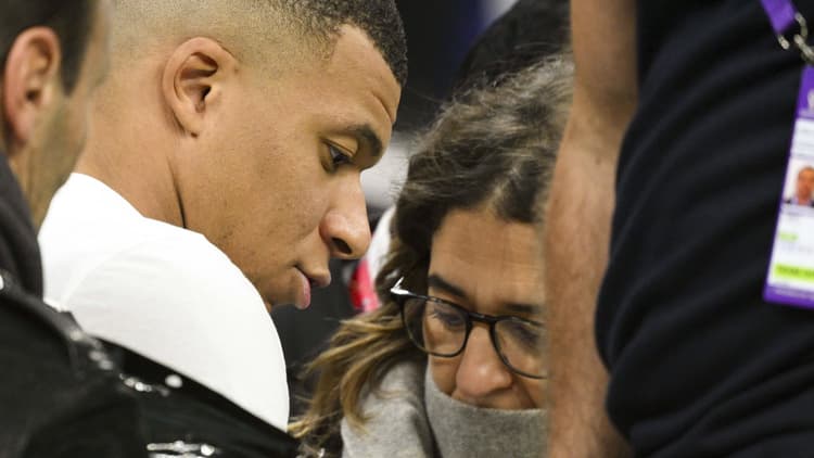 Kylian Mbappe and Fayza Lamari