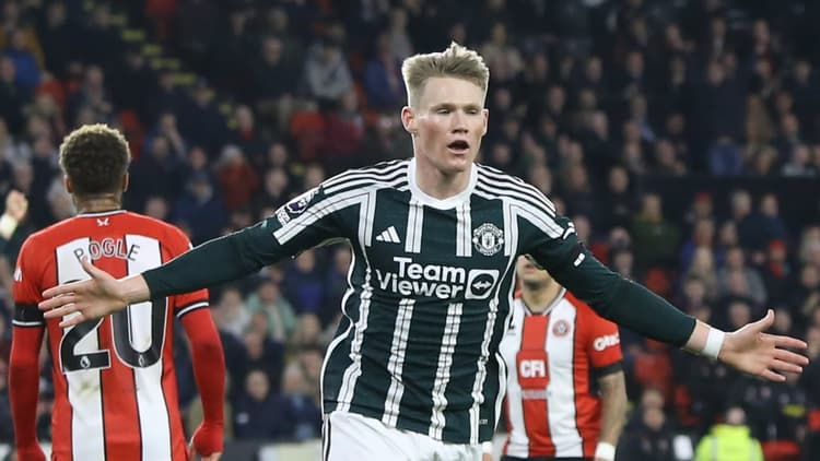Scott McTominay thinks he's scored against Sheffield United