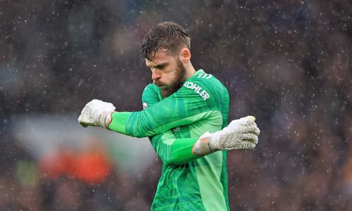 David de Gea in action for Manchester United