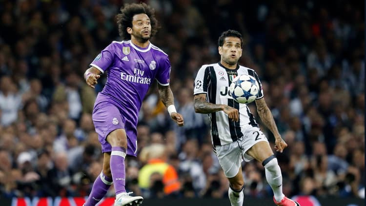 Dani Alves and Marcelo are both free agents
