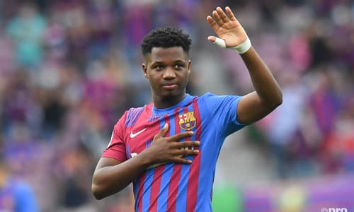 Ansu Fati makes his return from injury for Barcelona