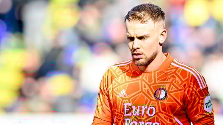 Timon Wellenreuther in het shirt van Feyenoord.