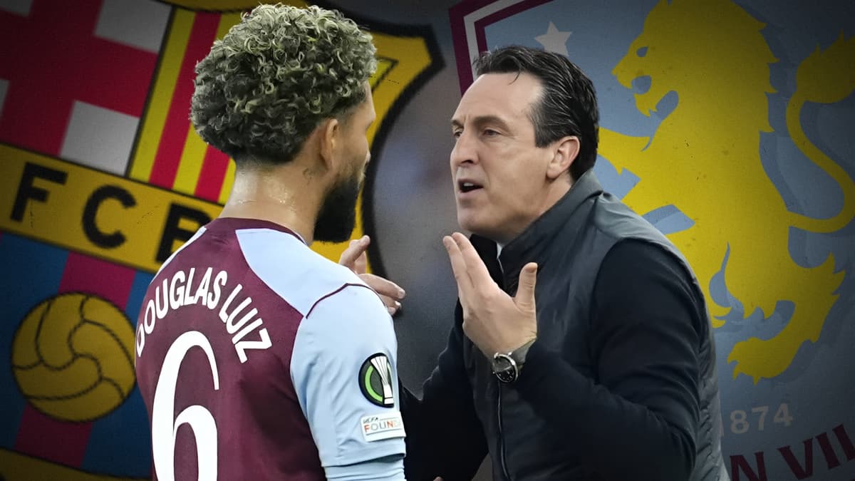 Douglas Luiz, Unai Emery, Aston Villa, Barcelona, 2023/24