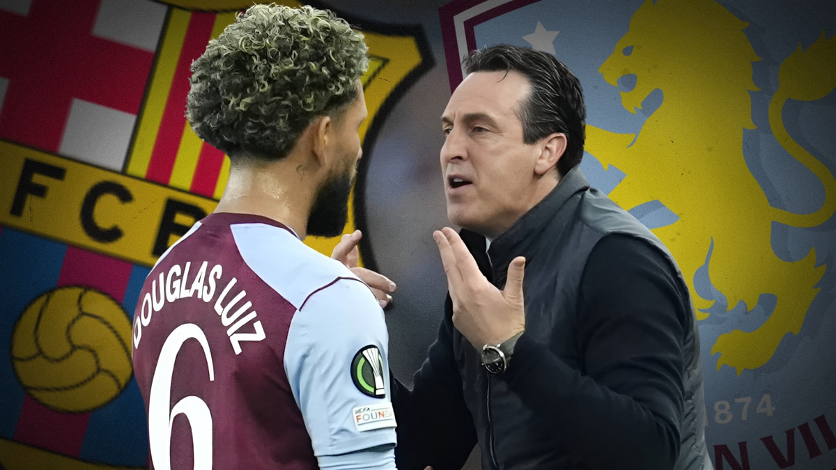 Douglas Luiz, Unai Emery, Aston Villa, Barcelona, 2023/24