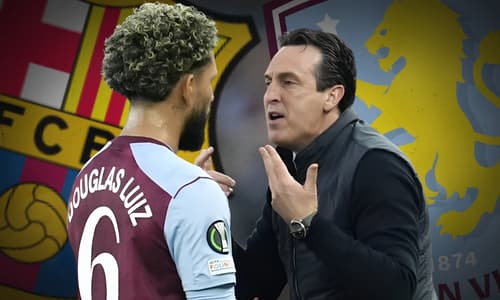 Douglas Luiz, Unai Emery, Aston Villa, Barcelona, 2023/24