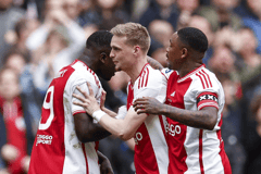 Kenneth Taylor, Brian Brobbey, Steven Bergwijn, Ajax