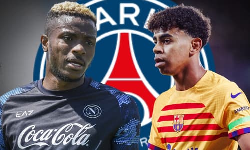 Victor Osimhen, Lamine Yamal, PSG